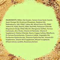 Nourriture pour oiseaux personnalisée OEM, alimentation quotidienne pour perruches, canaris, pinsons, 10 lb, saveur orange, complément alimentaire pour animaux de compagnie