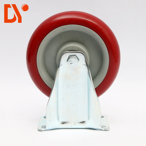 트롤리용 하이 퀄리티 미들 듀티 플랫 캐스터 휠 - Product Image 1