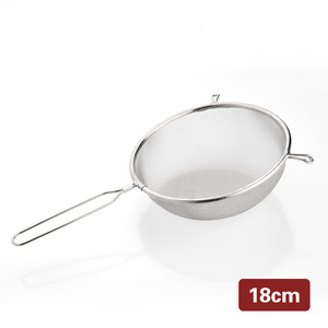 Passoire en acier inoxydable 304 avec deux poignées, passoire de cuisine durable pour faire passer les aliments - Product Image 5