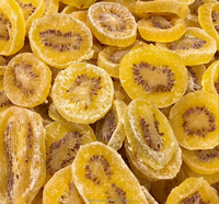 Precio al por mayor: Rodajas de kiwi natural puro, dulce y suave, deshidratadas en almíbar, producto de aperitivo con sabor dulce, OEM