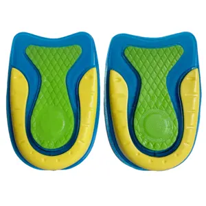 Foot Care Half Insole TPE Gel Heel Pressure Relief Cushion Pad Shock Absorption Bone Spur Heel Pain Relief Sports Comfort