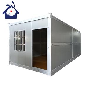 Maison préfabriquée en métal de 10 20 30 40 pieds Maison pliable en acier fabriqué avec escalier pour hôtels ou entrepôts - Product Image 1