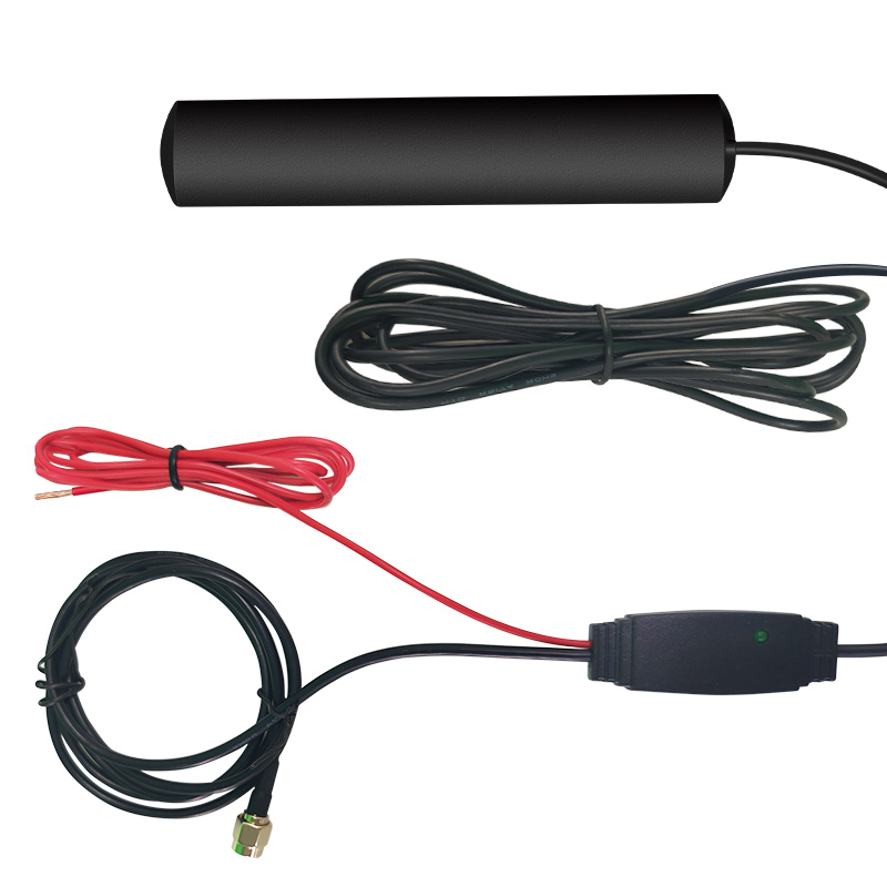 174-239Mhz Versterker Zelfklevende Auto Fm Dab Radio Patch Antenne Antenne Voor Voertuig Vrachtwagen