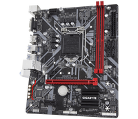 Carte mère de bureau GIGABYTE B365M GAMING HD LGA 1151 8e/9e génération 32 Go de RAM DDR4 double canal M.2 NVME Micro-ATX Reconditionnée Intel