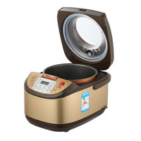 Cuisinière à riz électrique automatique - Capacité de 5 L, cuisson multi-modes avec contrôle numérique du minuterie et cuve intérieure antiadhésive pour usage domestique