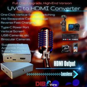 <strong>4K</strong> 60Hz UVC to HD MI <strong>Converter</strong> Adapter Low Latency for Live Streaming <strong>Converter</strong> Meeting - Product Image 4