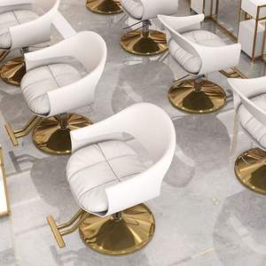 Sillón de Barbería de Hierro, Silla de Peluquería para Permanentes y Lifting, para Uso en Exteriores y Salas de Estar, Diseño Moderno y Ecológico - Product Image 4