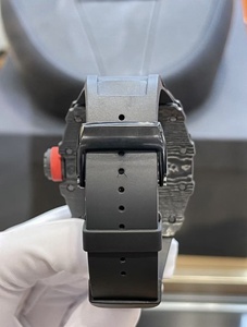 Orologio Sportivo di Lusso Richard da Uomo 41mm Quadrante Scheletrato in Fibra di Carbonio Dettagliato Movimento Manuale Acciaio Inossidabile Cinturino in Gomma 22mm Subacqueo 50 - Product Image 5