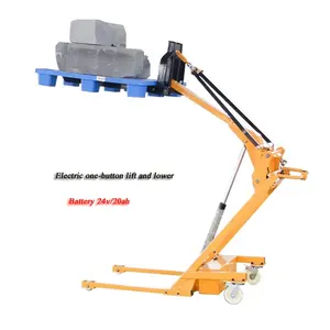 500kg min adjustable semi electric pallet truck fork lift self load electric stacker reclaimers