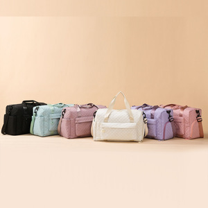 กระเป๋าจัดระเบียบสำหรับเดินทางแบบกันน้ำ พิมพ์โลโก้ได้ มี 6 สี แยกส่วนเปียก-แห้ง ช่องใส่รองเท้าแยกต่างหาก เหมาะสำหรับผู้หญิงและเด็กผู้หญิง ใช้สำหรับใส่ในกระเป๋าเดินทาง - Product Image 1
