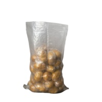 Sac tissé transparent en polypropylène vierge (PP) visible pour l'emballage du riz et du maïs