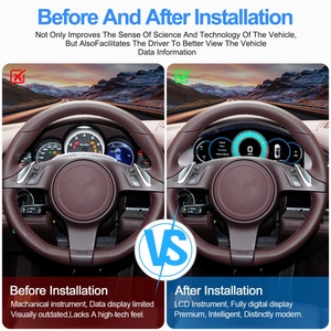 Navihua New <b>Digital</b> LCD Dashboard Instrument <b>Speedometer</b> Cluster Wireless Carplay Virtual Cockpit <b>for</b> Porsche Panamera 2010-2016 - Product Image 4