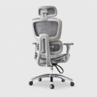 Chaise de bureau à dossier haut avec appui-tête multi-positions certifiée EN1335 – Approvisionnement en gros pour bureaux et maisons – Confortable et durable pour le travail
