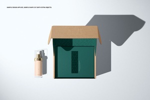 Vente en gros de petite boîte postale d'expédition en carton ondulé de couleur mate personnalisée pour commerce électronique - Product Image 5