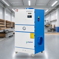 Colector de Polvo Industrial de Alto Flujo de Aire con Limpieza por Chorro Pulsante para Máquina de Recolección de Aserrín en Talleres de Carpintería