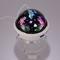 Projecteur LED Méduse Design Moderne pour Enfants avec Télécommande, 3 Modes de Projection, 30 Mélodies et Chargement USB pour Soulagement du Stress