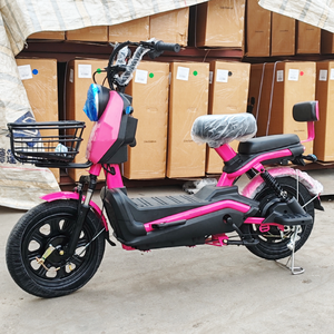 Bicicleta Eléctrica 350W 500W 48V 12Ah 20Ah con Batería de Litio o Plomo, 32km/h, Cesta, Freno de Tambor, Fábrica OEM - Product Image 3