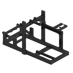 Estructura de Aluminio Anodizado Negro para Simulador de Conducción, Cabina de Juego SC para Carreras, Plataforma de Juego de Conducción de Autos - Product Image 1