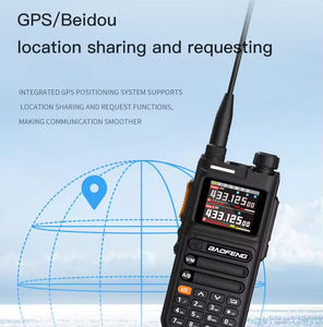 Bf Baofeng GPS Walkie Talkie Bluetooth ứng dụng lập trình ghi âm 10W đa ban nhạc AM FM tầm xa uv26 UV-26GB hai cách phát thanh - Product Image 3