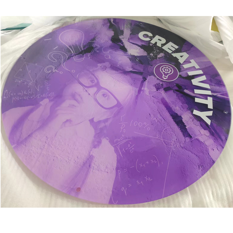 Пользовательский УФ Печатный акриловый знак