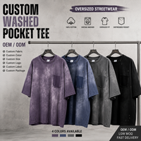Chemise Homme Manches Courtes Tricotée Oversize Style Vintage Street Rétro Imprimé Poches Déchirées Effet Vieilli Lavé 100% Coton