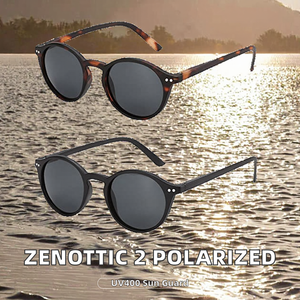 ZENOTTIC 2 pares de gafas de sol polarizadas para hombres y mujeres, gafas de sol cuadradas vintage de estilo retro, protección UV400 Cat.3, uso en exteriores - Product Image 2