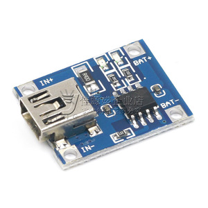 โมดูลชาร์จแบตเตอรี่ลิเธียม TP4056 1A พร้อมช่องต่อ Mini USB สำหรับการชาร์จแบตเตอรี่มาตรฐาน - Product Image 3