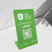 Carte de code QR pour les médias sociaux, évaluation par code QR, 13,56 MHz, programmable, carte d'évaluation Google réutilisable, carte NFC Google