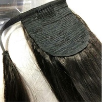 Extensions de cheveux queue de cheval européenne 100g, qualité supérieure, queue de cheval alignée avec cuticules, 100% cheveux humains