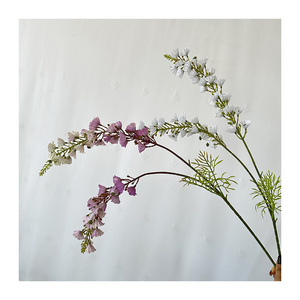 <span class=keywords><strong>Digitalis</strong></span> lingotto bianco artificiale rosso Delphinium fiori casa matrimonio natale decorazione di pasqua vera seta - Product Image 4