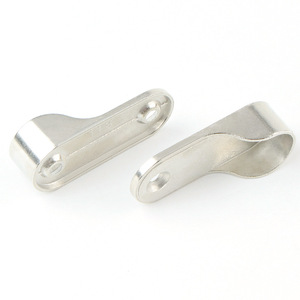 Yingya Zinc Alloy Clothes <b>Holder</b> 16mm Flat Tube Wall Mount Non-Detachable Hardware Accessory - Product Image 3
