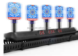 Nuovi bersagli da tiro digitali in movimento da corsa 5 bersagli giocattoli per punteggio elettronici con ripristino automatico con pista - Product Image 3