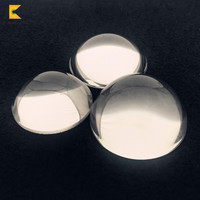 Diffuseur en verre borosilicate plat convexe LED COB, lentille de 51 mm, cache-lumière pour projecteur de phare