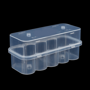 Caja de Almacenamiento de Plástico PP Vacía para Viales, Paquete de Diez Unidades, Transparente, para Polvo Liofilizado - Product Image 3