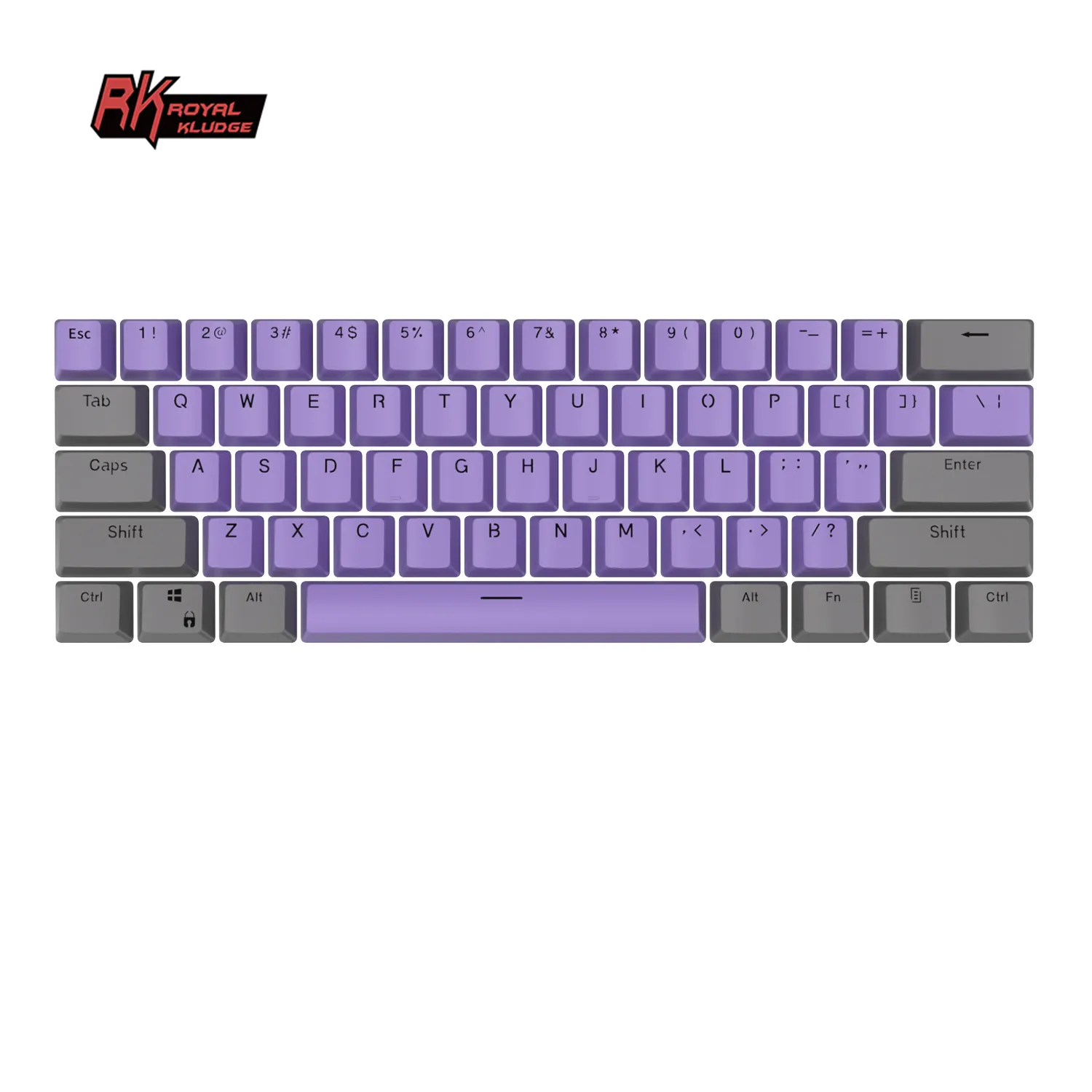 Royal Kludge rk61 sa profile jelly key caps custom 61 keys mechanical keyboard keycaps kawaii 60% double shot pbt keycaps
