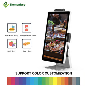 17 ''Màn hình cảm ứng máy tính để bàn/TREO TƯỜNG LCD kỹ thuật số biển cho nhà hàng quảng cáo POS Máy tính bảng - Product Image 4