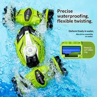 Voiture télécommandée amphibie JJRC Q150, 4x4, étanche, transformable, Twist-Bot, électrique, tout-terrain, jouet pour enfants