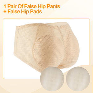 Shapewear Pants with Padded Butt Enhancement Insert - Women's Breathable Mesh <strong>Fake</strong> Butt Lift-Up Pants - Product Image 6