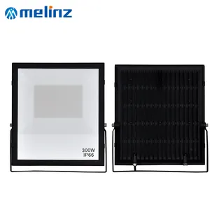 MELINZ IP66 CE kaca RoHS Garden Stadium 30 50 100 200 300 Watt lampu sorot LED kualitas tinggi