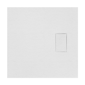 Receveur de douche carré blanc moderne 80x80cm, fin, en acrylique et résine, étanche, pour salle de bain et cabine de douche - Product Image 1