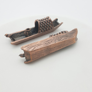 <span class=keywords><strong>Creativa</strong></span> de Mano tallada pequeño barco forma de Metal incienso insertar hogar incienso herramienta Accesorios - Product Image 4