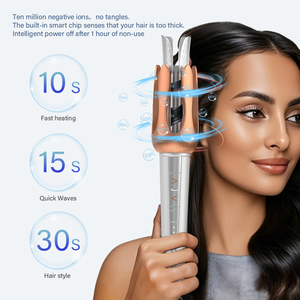 Styler capillaire portable <span class=keywords><strong>à</strong></span> chauffage rapide, <span class=keywords><strong>fer</strong></span> <span class=keywords><strong>à</strong></span> <span class=keywords><strong>friser</strong></span> entièrement automatique pour un coiffage rapide des <span class=keywords><strong>cheveux</strong></span> <span class=keywords><strong>à</strong></span> grandes boucles - Product Image 4