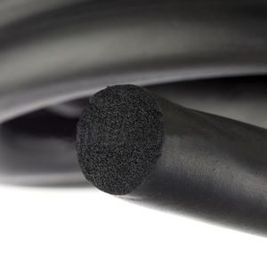 Schwarze runde <span class=keywords><strong>Gummi</strong></span>-Voll schwamms chnur 8mm - Product Image 5