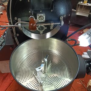 Torréfacteur de café au feu de bois en mode de chauffage en option de qualité industrielle à vendre - Product Image 6