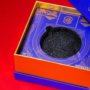 Scatola Regalo di Lusso in Cartone Rigido con Logo Personalizzato e Stampa in Lamina d'Oro, con Inserto in Schiuma EVA per Confezione Zafferano, Vendita all'Ingrosso - Product Image 3