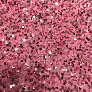 Bán Buôn Nhung Sequin Thêu Vải 5Mm Sequin Polyester Căng Long Lanh Ren Lưới Ưa Thích Vải Cho Đám Cưới Buổi Tối Ăn Mặc - Product Image 4