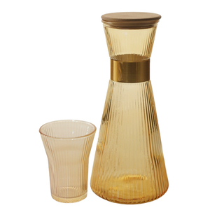 Hot Selling 7-Piece <b>Glass</b> <b>Water</b> Pitcher Set Including 6-Piece Cups and 1-Piece Kettle - Product Image 6