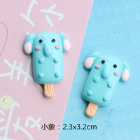 Charme en résine d'été, motifs animaux (éléphant, pingouin), Halloween, pour la décoration de boîtes à souvenirs, de pinces à cheveux DIY, de chaussures, de fleurs et d'accessoires