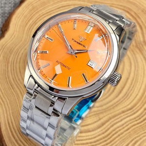 Tandorio Hommes <span class=keywords><strong>GS</strong></span> Montre Automatique NH35 Mouvement 200M Étanche Double Dôme Saphir Verre Date Fonction Bracelet En Acier Inoxydable - Product Image 3