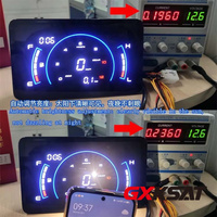 GXKSAT Speedometer Digital Motor Baru 12V DC Kecepatan Maksimum 120KM/jam untuk ITALIKA EX125 FORZA125 TMX ALPHA125 Rusi Tc125 CG125